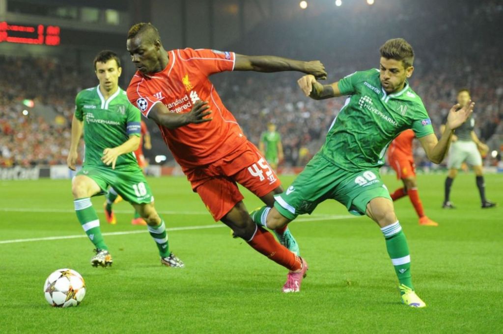 Liverpool faced Ludogorets in the Champions League